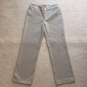 Beige Work Dress Pants Trousers